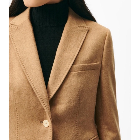 Brooks Brothers Loro Piana Baby Camel Hair Blazer Jacket Size 10P - Picture 4 of 15